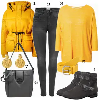 Outfity na zimu s Šedá ESPRIT "Zimní Sonnenschein Outfit"