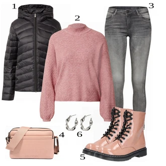 Outfit sa Crna ROXY "Tvoj otmjeni outfit"