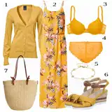 Festivalové outfity s kalhotami velkých velikostí image