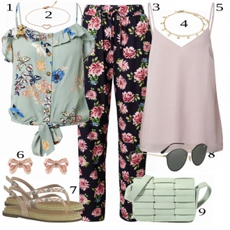 outfit mit Siva/Bela Sončna očala Ray-Ban "Tvoj cool outfit"