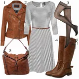 VERO MODA Šaty Móda pro Plnoštíhlé Outfity image