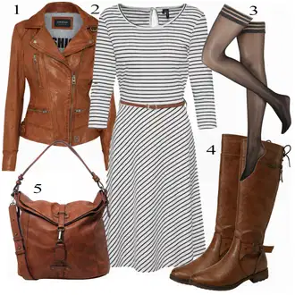 Outfity na podzim s Šedá Šaty s výstřihem/Šaty Móda Pro Plnoštíhlou/Šaty s Páskem/Košilové šaty VERO MODA "VERO MODA Šaty"