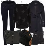 Černé MARCO TOZZI Kozačky Outfity image
