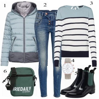 Outfit s Kozačka LEMON JELLY "VERO MODA Svetr"