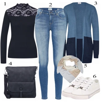 Vintage outfity "VILA Svetr"