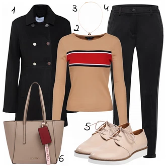 Outfit s Modrá Opus "Vera"