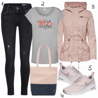 Outfit s Nepromokavé Bund Only "Vero Moda"