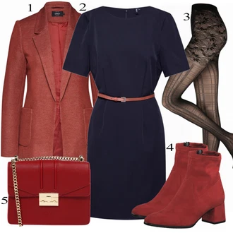 Outfit s Černá Šaty VERO MODA "VERO MODA Šaty"