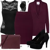 ?erné Tamaris boty na podpatku outfity image