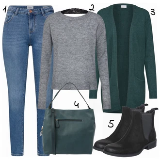 Outfit s Kozačka Vagabond Shoemakers "Vero moda"