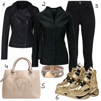 Outfity na zimu s Heine "Versace Jeans styl"