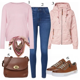 Ležérní outfity s Červená About You "Ležérní outfit"