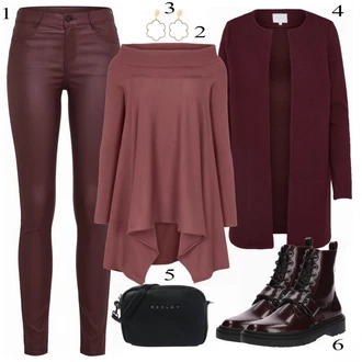 Outfity na zimu s Heine "WineClothe"