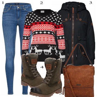Outfit s Kozačka Dockers by Gerli "Zima"