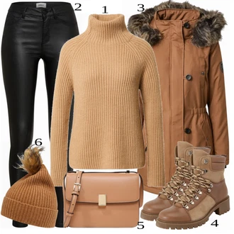 Outfit sa Pletenina Drykorn "Zimski Outfit"