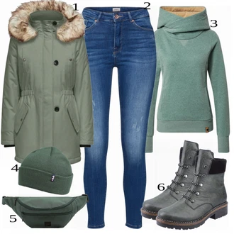 outfit mit Siva Škorenj Rieker "1"