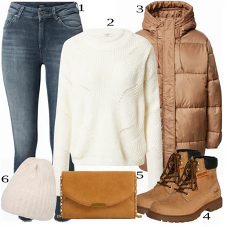 outfit mit Rjava Škorenj Dockers by Gerli "Zimski vzdušje"