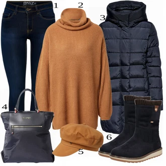 outfit mit Črna Škorenj Tom Tailor "1"