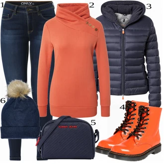 outfit mit Oranžna Škorenj Dockers by Gerli "1"