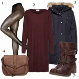 Dlouhé / Maxi Pletené Šaty Outfity image