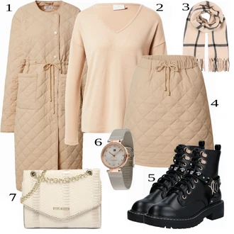 outfit mit Modra Čevlj Škorenj river island "Zimska Outfit"