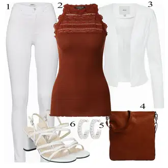 Krátké Velikosti Outfit s Bílá/Krémová Krátké Sako/Smokingové sako/Pletený Sako/Teplákový blejzr/Kožená Pánská Bund/Blejzrové Bund/Elegantní Sako/Blůzové Sako/Kožená bunda pro muže/Neformální Sako Ichi "Letní Outfit"