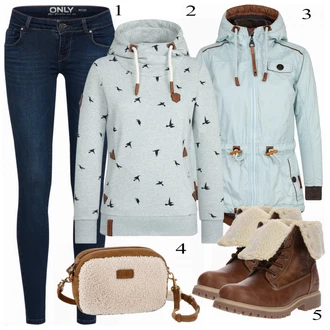 Outfit s Naketano "NaketanoModrá"