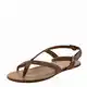 Hnědé sandály