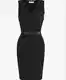 Crne elegantne midi haljine