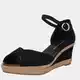 Crne espadrile sandale