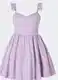 Fialové babydoll šaty Fialové babydoll šaty