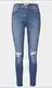 Modré slim fit džíny