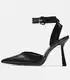 Crne Slingback Pumpe