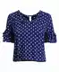 Modra Zgornji deli bluze za dame