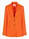 Oranžna Eleganten Blazer za dame