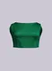 Zelena Off-Shoulder Topi za dame