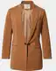 Rjava Eleganten Blazer za dame