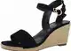 Crne espadrile sandale