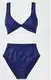 Temno modra Bikini kompleti za dame Temno modra Bikini kompleti za dame