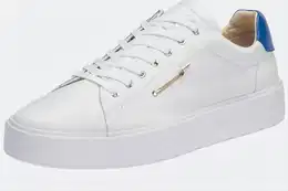 Weiße Ledersneaker