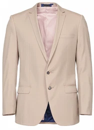 Beige klassische Blazer