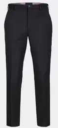 Schwarze Business Hosen für Männer