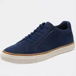 Dunkelblaue Vintage Sneakers
