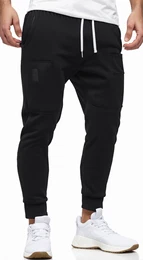 Schwarze Jogger Hosen