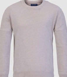 Beige Basic Pullover