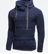 Dunkelblaue Winterpullover