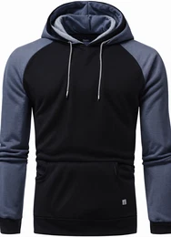 Dunkelblau, Blau Hoodies für Männer