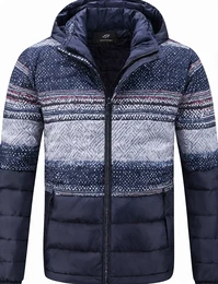 Dunkelblau, Blau Mantel für Männer