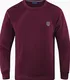 Bordeauxfarbene Wollpullover
