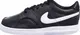 Schwarze Leder Sneaker